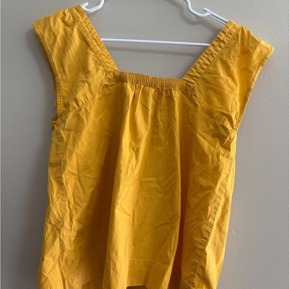 J. Crew Mustard Yellow Blouse